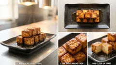 焼肉のタレだけでごはんが進む:高野豆腐のサイコロステーキ